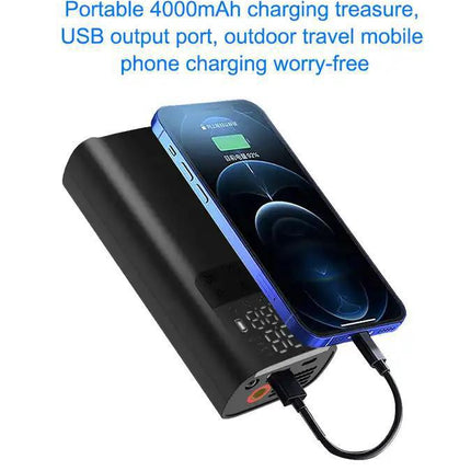 Digital Portable Tyre Inflator and Power Bank