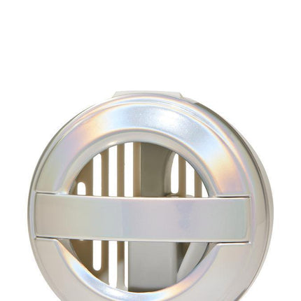 Silver Iridescent Vent/Visor Clip - Case Only at Carpockets